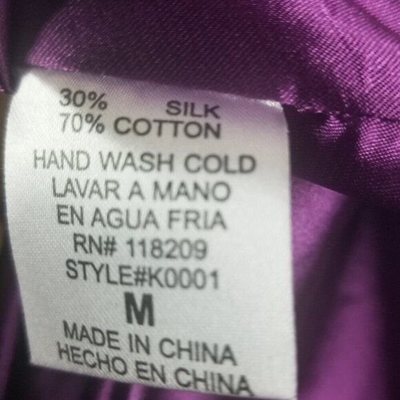 NWT Women's Silk Blend Lavender Croquette Fairycore Dress Sz M - Picture 6 of 8